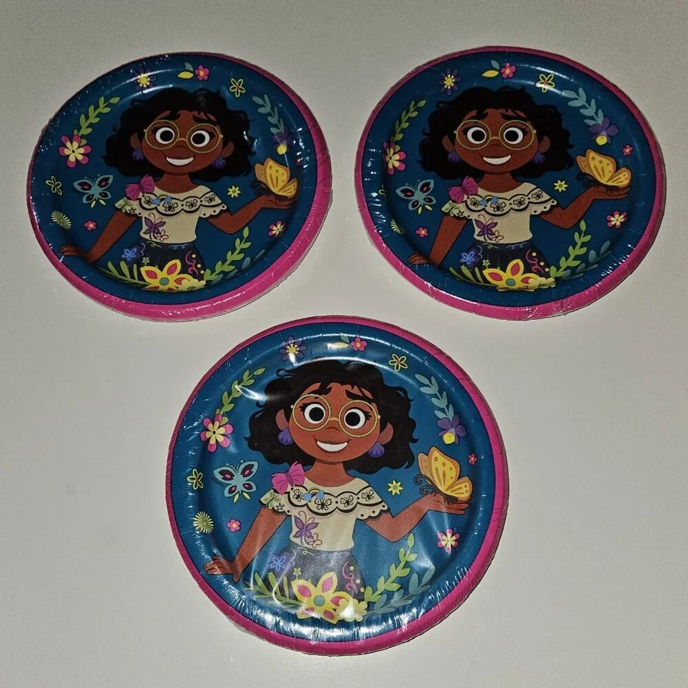NEW Encanto Birthday Party Supplies Lot Disney Table Cover 2 Napkins 3 Plates